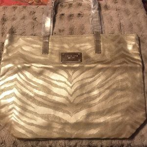 Gold Michael Kors Tote